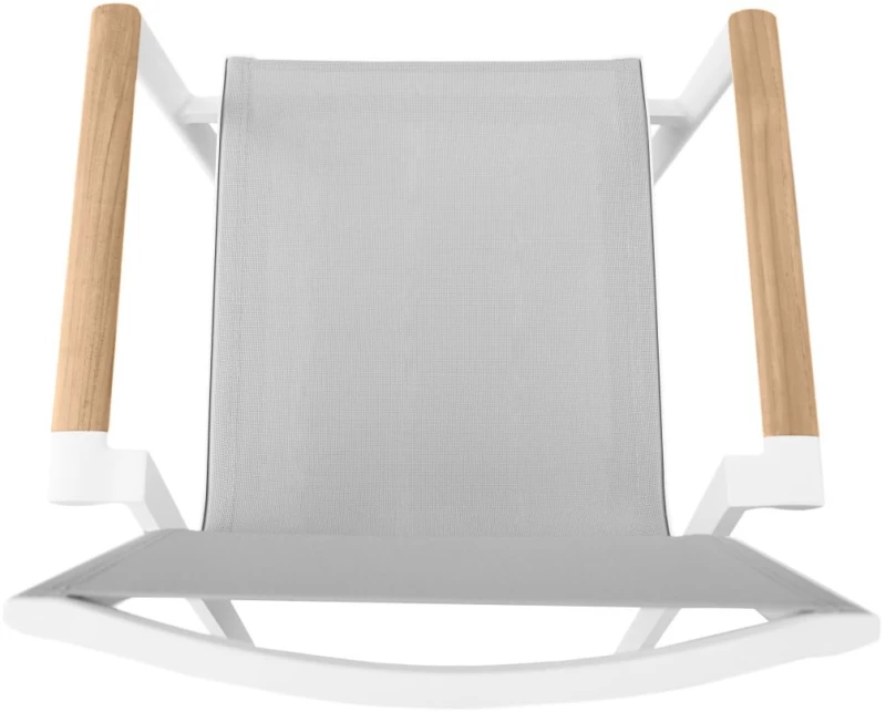 Aspen Armchair Alu White - Αλουμίνιο - 67x57.5x88 cm