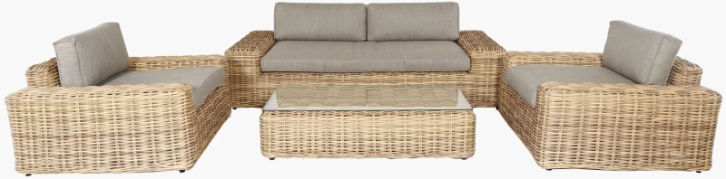 Yate-3 Lounge Set - Αλουμίνιο