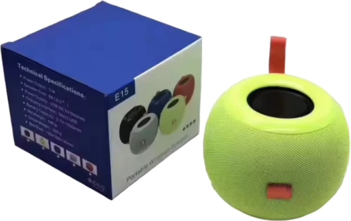 Ασύρματο ηχείο Bluetooth - KMS-E15 - 886298 - Yellow