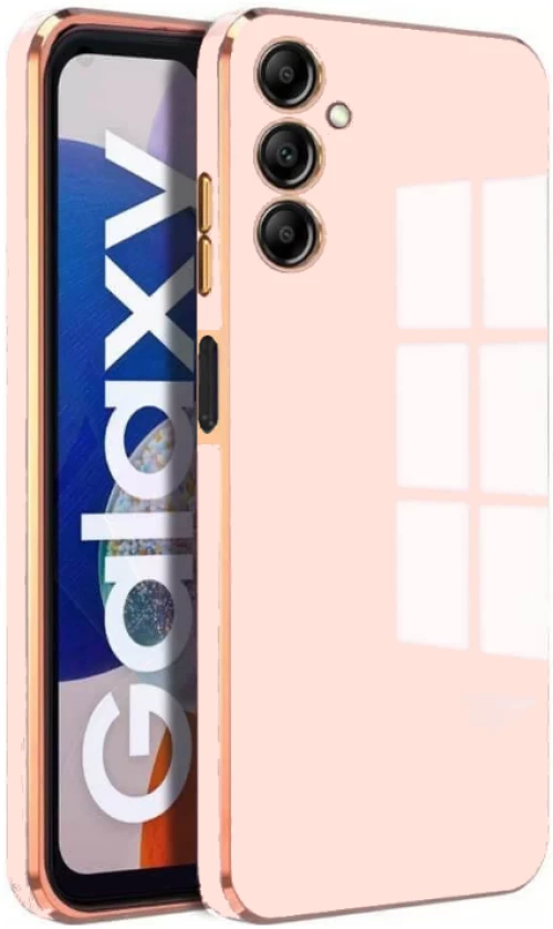 Bodycell Gold Plated - Θήκη Σιλικόνης Samsung Galaxy A25 - Pink (5206015074059)