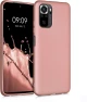 KWmobile Θήκη Σιλικόνης Xiaomi Redmi Note 10 / Note 10S - Metallic Rose Gold (54542.31)
