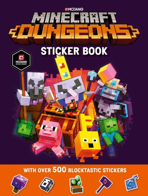 Minecraft Dungeons Sticker Book pb