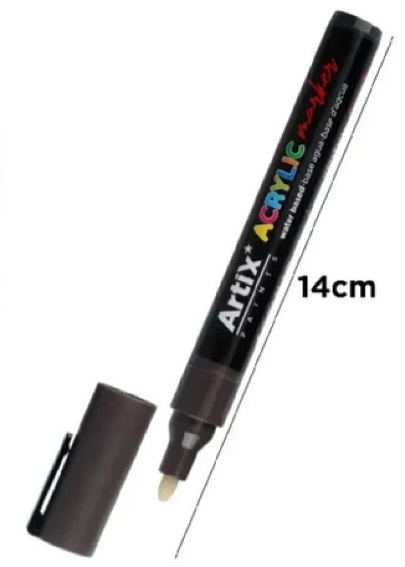 Μαρκαδόρος ARTIX Ακρυλικός 1.5-2.5mm Σοκολατί PP922-02