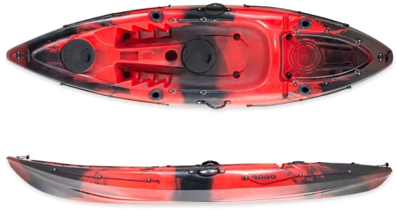 SCK - SCK Conger 295 Μονοθέσιο καγιάκ ψαρέματος - Κόκκινο/Μαύρο