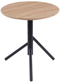 Next βοηθητικό τραπέζι, ‘La Palma’, Υ55xØ50εκ, λευκό με oak - nextdeco 35831------2
