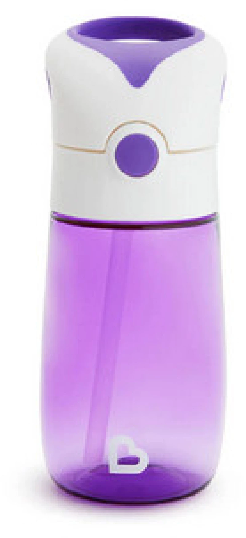 Κύπελλο με καλαμάκι Flip & Go Munchkin 355ml Purple 18m+ 90328