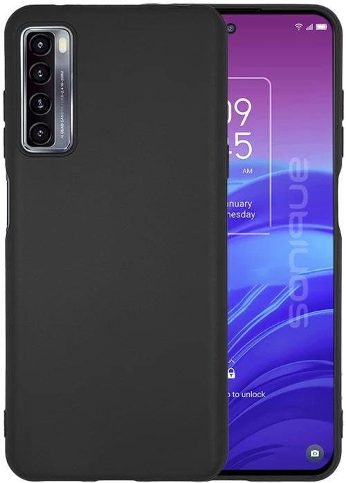 Θήκη Σιλικόνης Sonique Color Mat TCL 20L Μαύρο