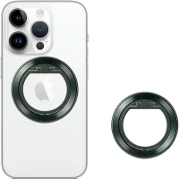 Techsuit - MagSafe Phone Ring (MPR2) - Round Shape, Aluminium Alloy - Green