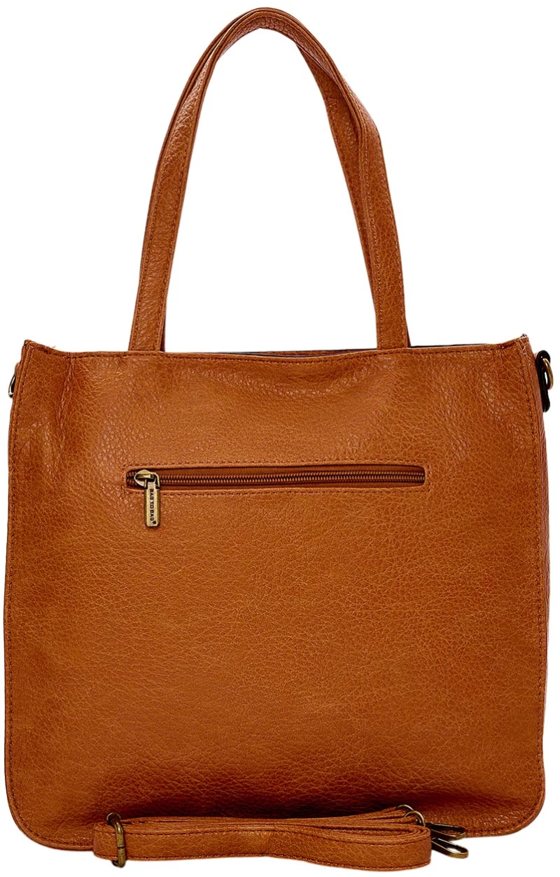 Τσάντα ώμου W-6189 - Κάμελ Bag to Bag