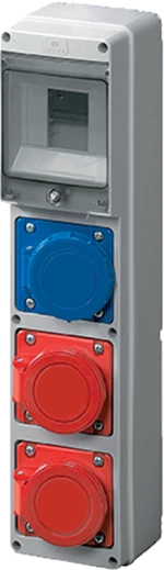 BOARD EC69022 WITH IND.SOCKETS 1*1P+N+E 16A+ 1*1P+N+E 32A+ 1*3P+N+E 16A IP67
