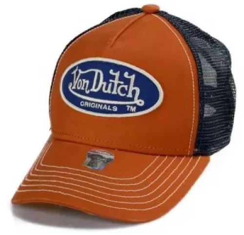 VON DUTCH Καπέλα TRUCKER BOSTON - ORANGE