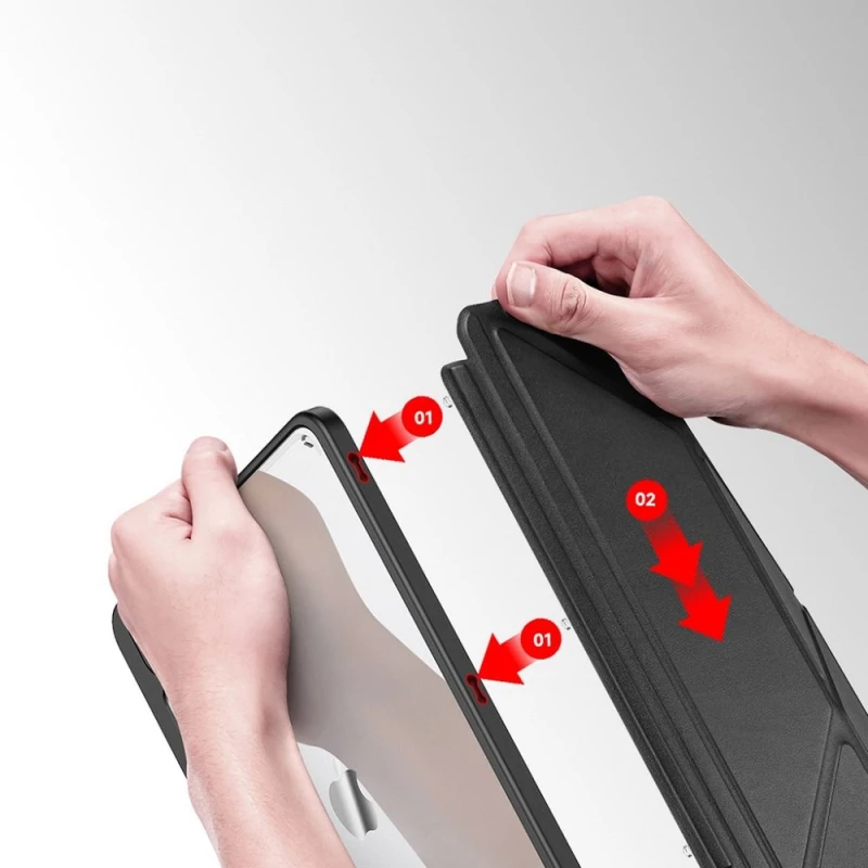 DUX DUCIS Magi - Smart Case with pencil storage for iPad Pro 11 (2018/2020/2021/2022) Μαύρο