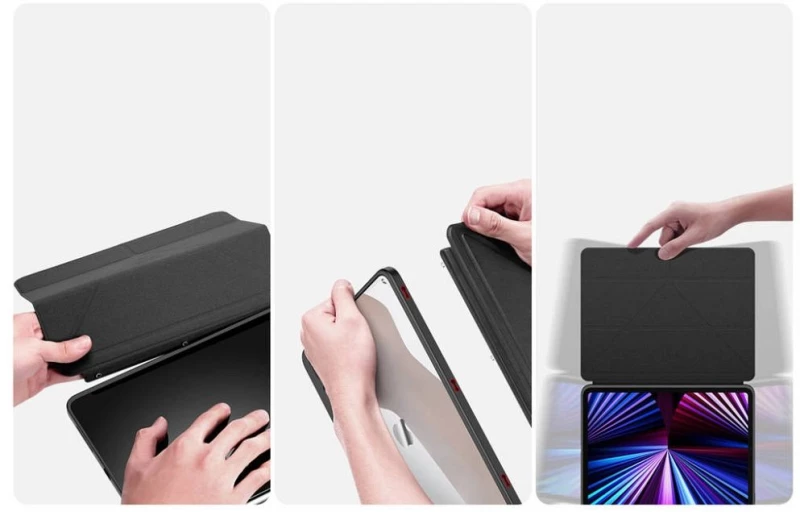 DUX DUCIS Magi - Smart Case with pencil storage for iPad Pro 11 (2018/2020/2021/2022) Μαύρο