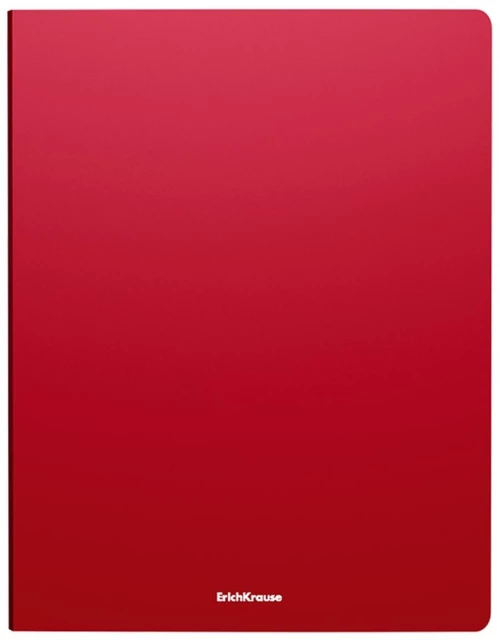 Ντοσιέ Σουπλ ErichKrause Α4 με 10 Ζελατίνες Matt Classic Red 59181