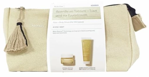 Korres Promo White Pine Restorative Night Cream 40ml & Δώρο Body-Lift Cream 125ml & Νεσεσέρ