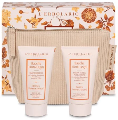 L ERBOLARIO L' Erbolario Berries Flowers -Wood Σετ Περιποίησης Αφρόλουτρο 75ml & Γαλάκτωμα Σώματος 75ml