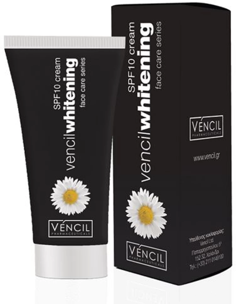 Vencil Whitening Κρέμα Προσώπου Ημέρας με SPF10 για Πανάδες 50ml
