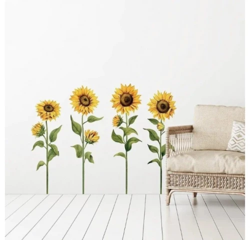 Αυτοκόλλητα Τοίχου Βινυλίου Sunflowers 44240 Ango 44240 Κίτρινο