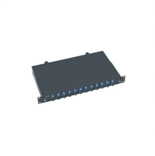 Οπτικό Patch Panel 19" LC 8 Θυρών 1U PLUS Μαύρο 70-79-1202C Central 70-79-1202C Μαύρο