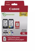 Μελάνι Canon PG-545XL/CLI-546XL valuepack & photo paper 50 φύλλα