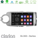 Clarion GL300 Series 4Core Android11 2+32GB Toyota Yaris Navigation Multimedia Tablet 9" Με Carplay & Android Auto U-GL3-TY1777
