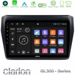 Clarion GL300 Series 4Core Android11 2+32GB Suzuki Swift 2017-2023 Navigation Multimedia Tablet 9" Με Carplay & Android Auto U-GL3-SZ0522