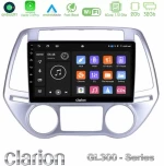 Clarion GL300 Series 4Core Android11 2+32GB Hyundai i20 2012-2014 Navigation Multimedia Tablet 9" Με Carplay & Android Auto U-GL3-HY0619