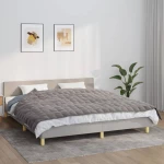 Κουβέρτα Βαρύτητας Γκρι 155 x 220 εκ. 7 κ. Υφασμάτινη Γκρι 350776