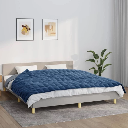 Κουβέρτα Βαρύτητας Μπλε 155 x 220 εκ. 11 κ. Υφασμάτινη Μπλε 350795