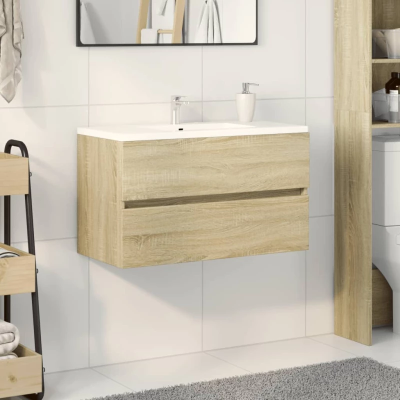 Ντουλάπι Νιπτήρα Sonoma Δρυς 80 x 38,5 x 45 εκ. από Μοριοσανίδα 849637
