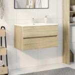 Ντουλάπι Νιπτήρα Sonoma Δρυς 80 x 38,5 x 45 εκ. από Μοριοσανίδα 849637