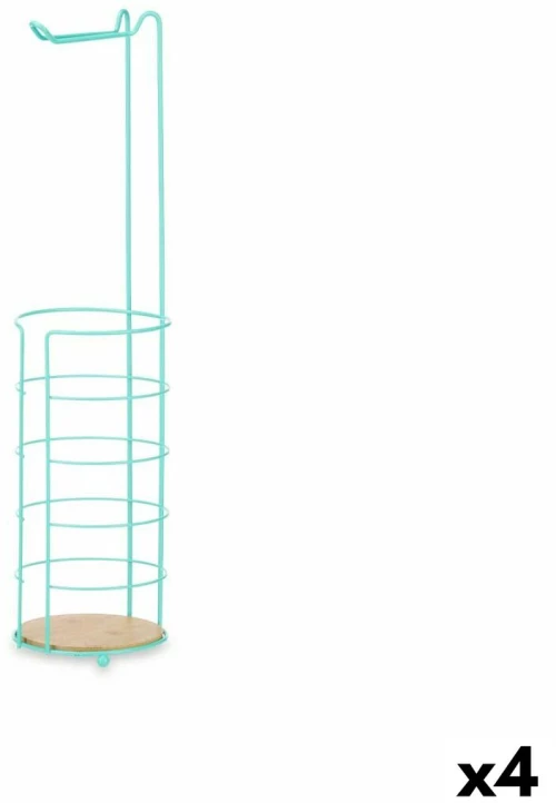 Βάση για το Χαρτί Υγείας Μέντα Μέταλλο Διακοσμητική κανάτα 16,5 x 63,5 x 16,5 cm (4 Μονάδες) S3629879