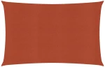 Πανί Σκίασης Τερακότα 5x6 μ. από HDPE 160 γρ./μ² Καφέ 311356