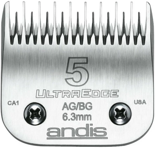 Λεπίδες ξυριστικής μηχανής Andis 5 Χάλυβας Χάλυβας άνθρακα (6,3 mm) S6100927
