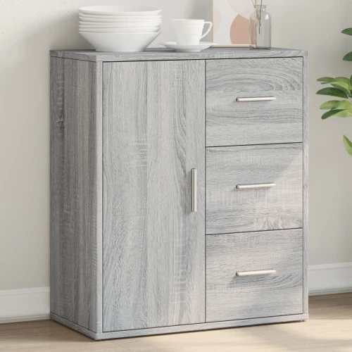 Βοηθητικό Ντουλάπι Γκρι Sonoma 60x31x70 εκ. Επεξεργασμένο Ξύλο Γκρι 840476