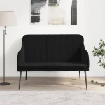 Πάγκος Μαύρος 110x76x80 εκ. Βελούδινος Μαύρο 351469