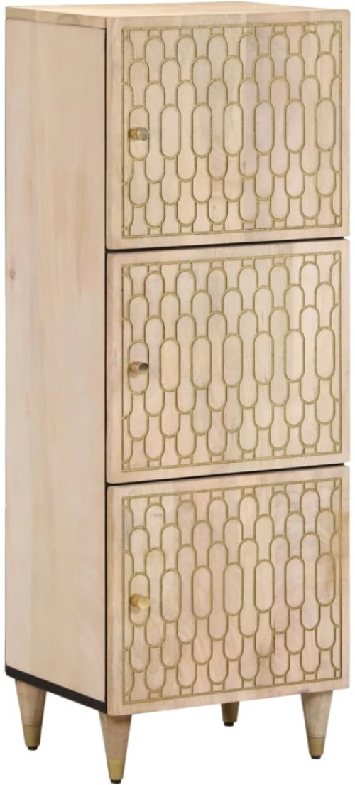 Βιτρίνα 40 x 33 x 110 εκ. από Μασίφ Ξύλο Μάνγκο Καφέ 358277