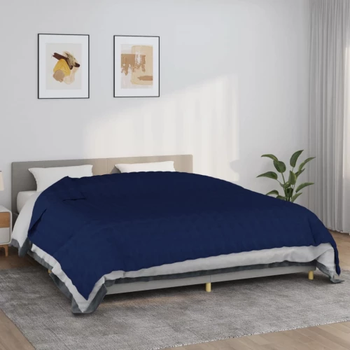 Κουβέρτα Βαρύτητας Μπλε 220 x 260 εκ. 11 κ. Υφασμάτινη Μπλε 350748