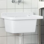 Νιπτήρας Επίτοιχος Λευκός 50x35x24 εκ. από Ρητίνη Λευκό 4002794
