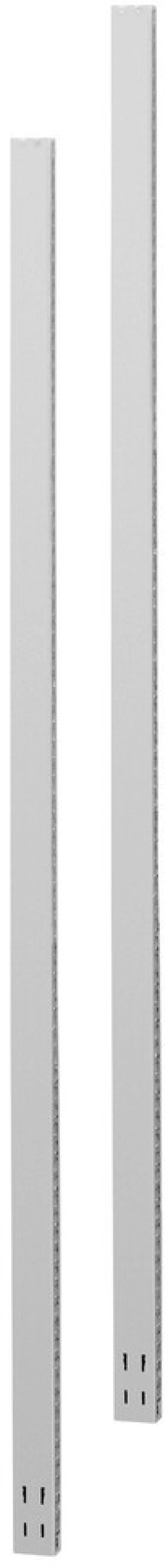 ΠΛΑΙΝΕΣ ΚΟΛΩΝΕΣ 210cm ΑΣΗΜΙ ΜΕΤΑΛΛΙΚΕΣ 2ΤΕΜ. ΓΙΑ ΣΤΑΝΤ TYPE J N98995