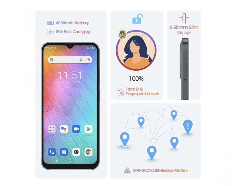 Blackview A95 (8GB/128GB) Ocean Blue
