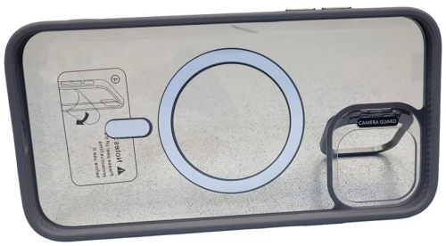 Q SERIES Back Cover, Θήκη Σιλικόνης, Προστασία Κάμερας, Συμβατή με MagSafe, για iPhone 11 γκρί