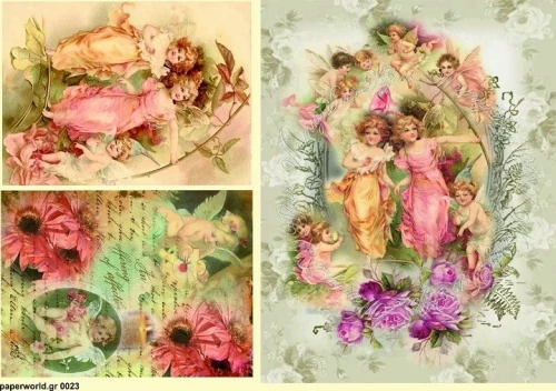 Χαρτί DECOUPAGE PAPERWORLD 0023