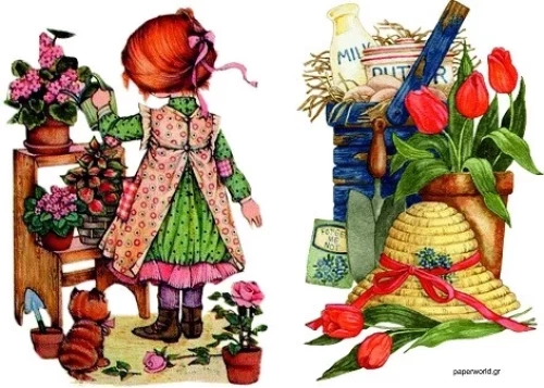 Χαρτί DECOUPAGE A3 PAPERWORLD 0158
