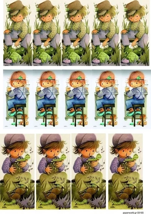 Χαρτί DECOUPAGE A3 PAPERWORLD 0185