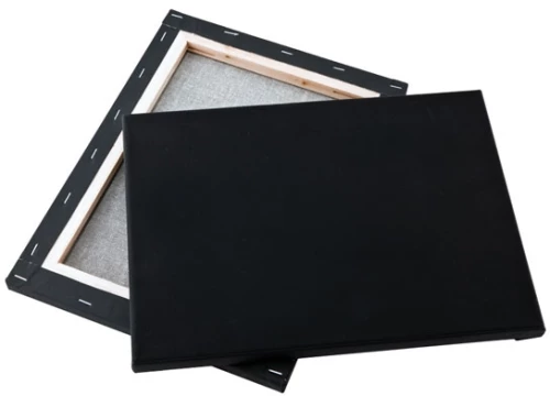 Τελάρο με μαύρο καμβά 40x50cm