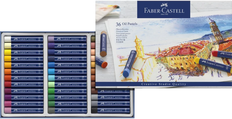 Λαδοπαστέλ FABER-CASTELL σετ 36 χρωμάτων, 127036