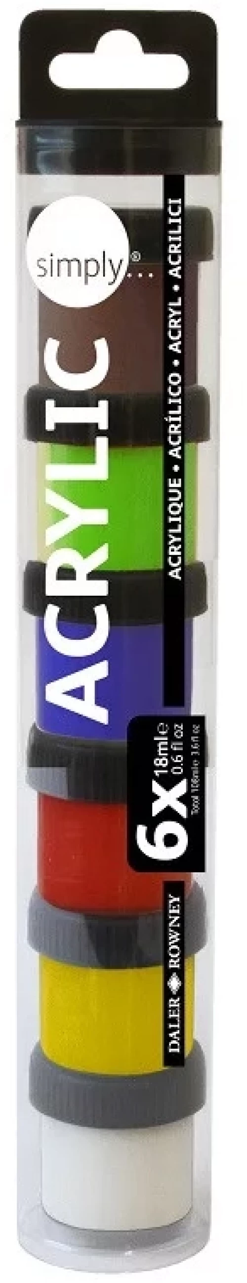 Σετ ακρυλικά DALER-ROWNEY 6x18ml