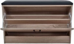 Παπουτσοθήκη Σκαμπό Ξύλινο 80x24x49cm