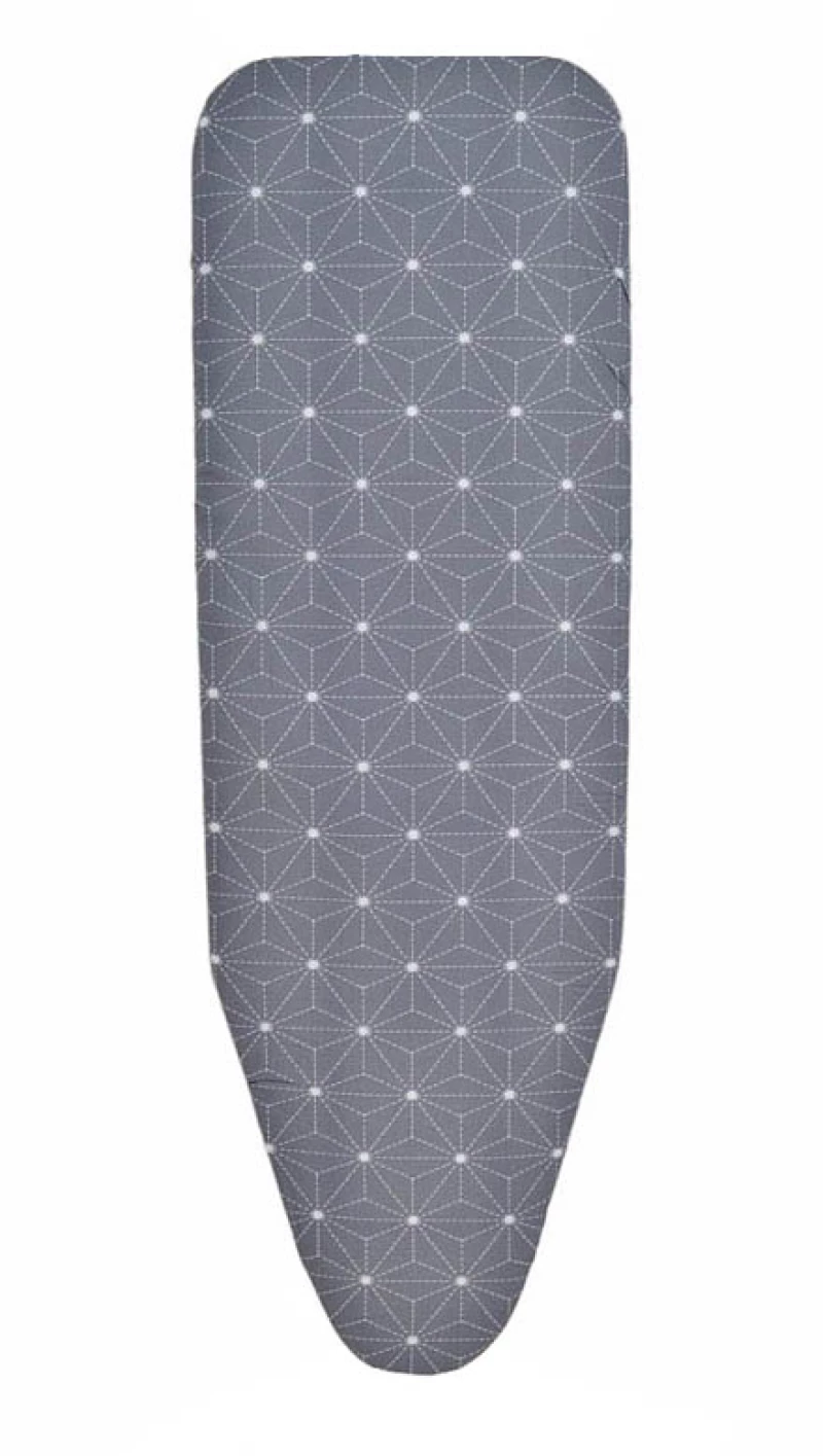 Σιδερόπανο 100% Βαμβακερό Με Κορδόνι 120x44cm Γκρι Χρώμα